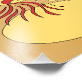 Abstracte danser foto afdruk (Hoek)