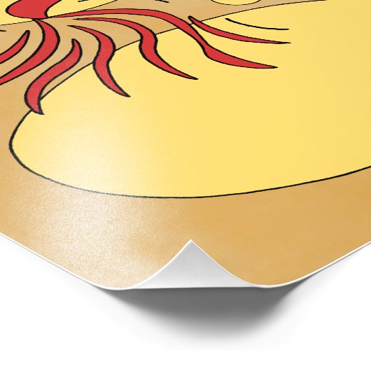 Abstracte danser foto afdruk (Hoek)