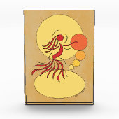 Abstracte danser fotoblokken (Voorkant)