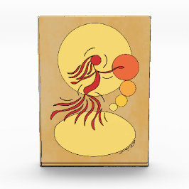 Abstracte danser fotoblokken