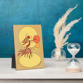 Abstracte danser fotoplaat