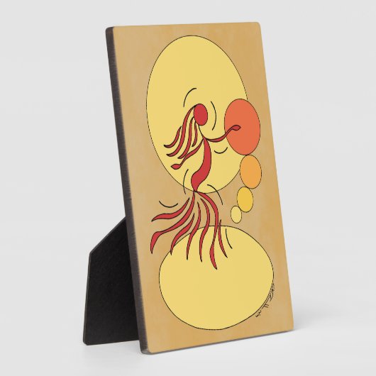 Abstracte danser fotoplaat (Zijkant)