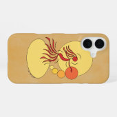 Abstracte Danser iPhone 16 Hoesje (Achterkant horizontaal)