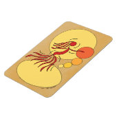 Abstracte danser magneet (Linkerzijde)