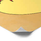 Abstracte danser poster (Hoek)