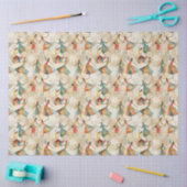 Abstracte dansers tissuepapier (Craft)