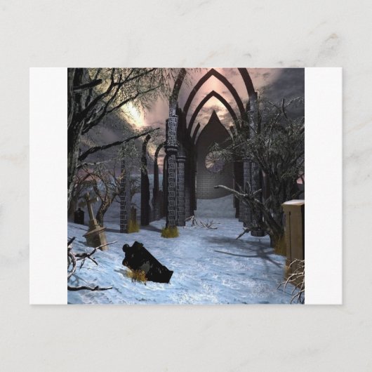 Abstracte Dark Arts Briefkaart (Voorkant)