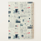 Abstracte Data Visualization Custom Planner (Achterkant)