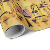 Abstracte decisieve roze geometrische vormen van K Cadeaupapier (Rol Hoek)