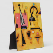 Abstracte decisieve roze geometrische vormen van K Fotoplaat (Zijkant)