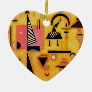 Abstracte decisieve roze geometrische vormen van K Keramisch Ornament