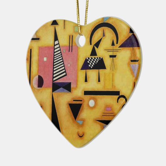 Abstracte decisieve roze geometrische vormen van K Keramisch Ornament (Links)