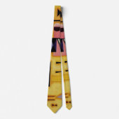 Abstracte decisieve roze geometrische vormen van K Stropdas (Voorkant)