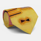 Abstracte decisieve roze geometrische vormen van K Stropdas (Opgerold)