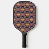 Abstracte decoratieve cirkels pickleball paddle (Achterkant)