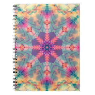Abstracte decoratieve meerkleurige textuur. Helder Notitieboek