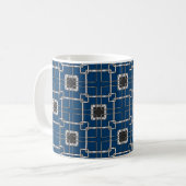 Abstracte decoratieve textuur. Illustratie Koffiemok (Voorkant links)