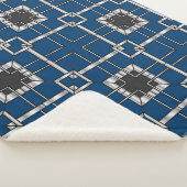 Abstracte decoratieve textuur. Illustratie Sherpa Deken (3/4)