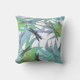 Abstracte decorator voor kleurrijke dragonfly kussen
