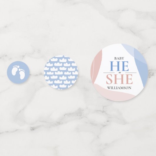 Abstracte decorptie van geslachtsgenoten confetti (Voorkanten)