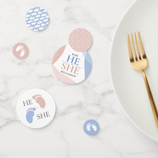 Abstracte decorptie van geslachtsgenoten confetti (Groep)