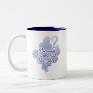 Abstracte Deep Thinker Esthetische Koffie Mok