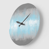 Abstracte demiboy Pride Flag Grote Klok (Hoek)