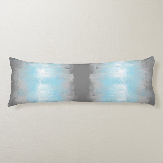 Abstracte demiboy Pride Flag Lichaamskussen (Voorkant)