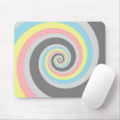 Abstracte Demiflux Pride-vlag Muismat (Met muis)