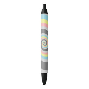 Abstracte Demiflux Pride-vlag Zwarte Inkt Pen