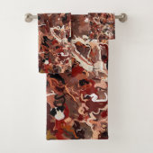 Abstracte dennennaalden bad handdoek (Insitu)