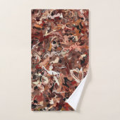 Abstracte dennennaalden bad handdoek (Handdoek)