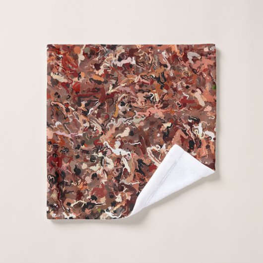 Abstracte dennennaalden bad handdoek (Wasdoekje)