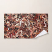 Abstracte dennennaalden bad handdoek (Handdoek)