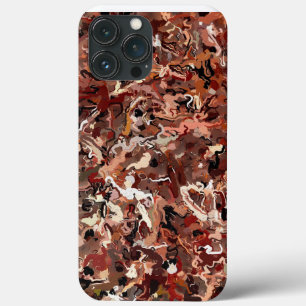 Abstracte dennennaalden Case-Mate iPhone case