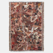 Abstracte dennennaalden deken (Voorkant Verticaal)