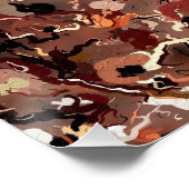 Abstracte dennennaalden perfect poster (Hoek)