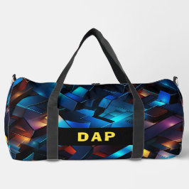 Abstracte Design Reistas met All-Over Print Plunjezak