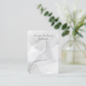 Abstracte Designer Jewelry Earring Holder Display Visitekaartje (Staand voorkant)