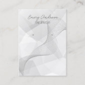 Abstracte Designer Jewelry Earring Holder Display Visitekaartje (Voorkant)