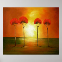 Abstracte desolatie poster