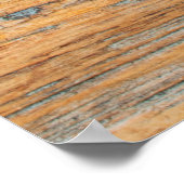 Abstracte detailtextuur van oud, mooi hout, v poster (Hoek)