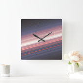 abstracte diagonaal 2 vierkante klok (Huis)