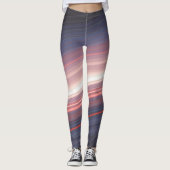 abstracte diagonale 2 leggings (Voorkant)