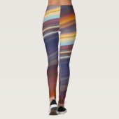abstracte diagonale leggings (Achterkant)