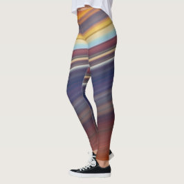 abstracte diagonale leggings
