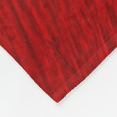 Abstracte diagonale tinten rood ontwerp fleece deken (Hoek)