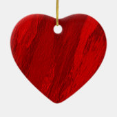 Abstracte diagonale tinten rood ontwerp keramisch ornament (Achterkant)