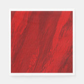 Abstracte diagonale tinten rood ontwerp servet (Voorkant)