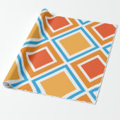 Abstracte diamant geometrische cadeaupapier (Uitgerold)